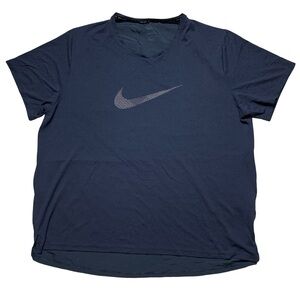 Nike Men's Dri-FIT Running Division Miler T-shirt in blue Size XL